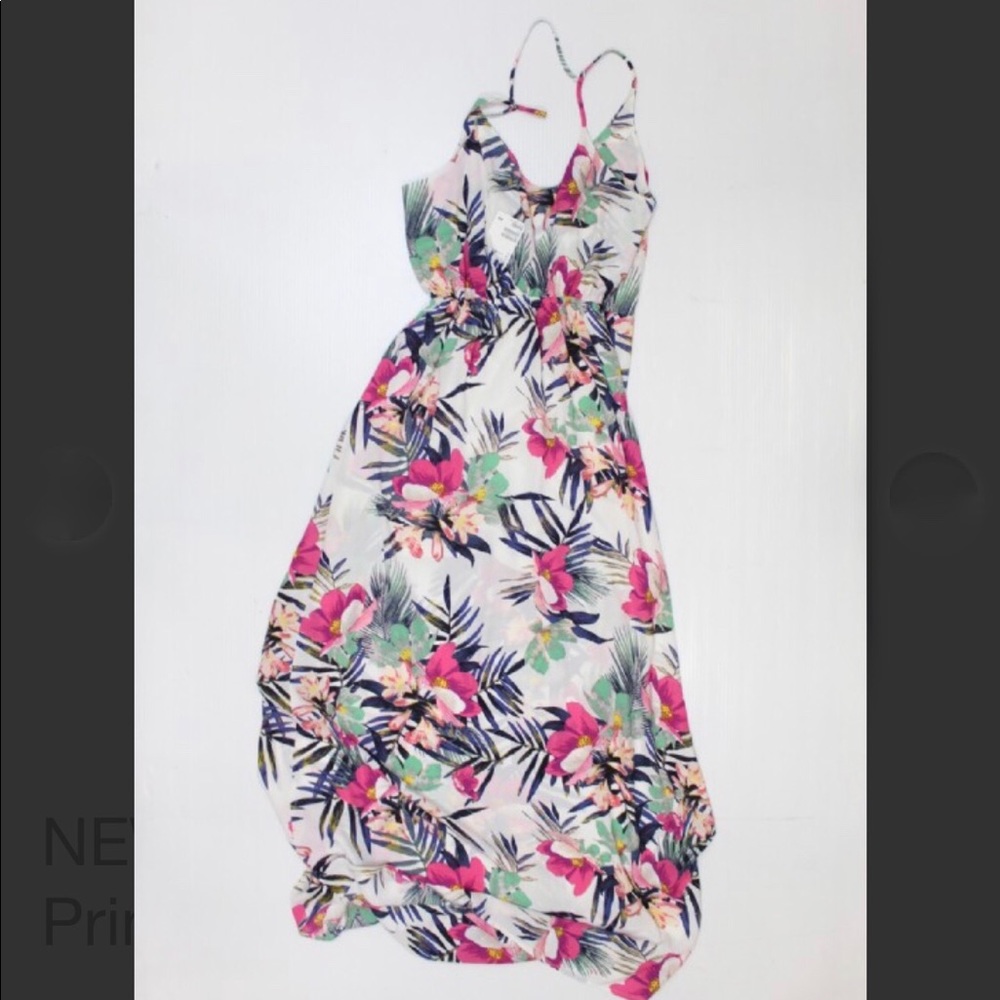 H&M floral maxi dress